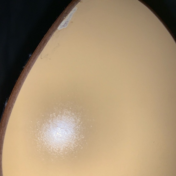 Touch Ups white satin thong kitten heel rhinestone strap size 9.5 Sandals bride - Picture 9 of 10